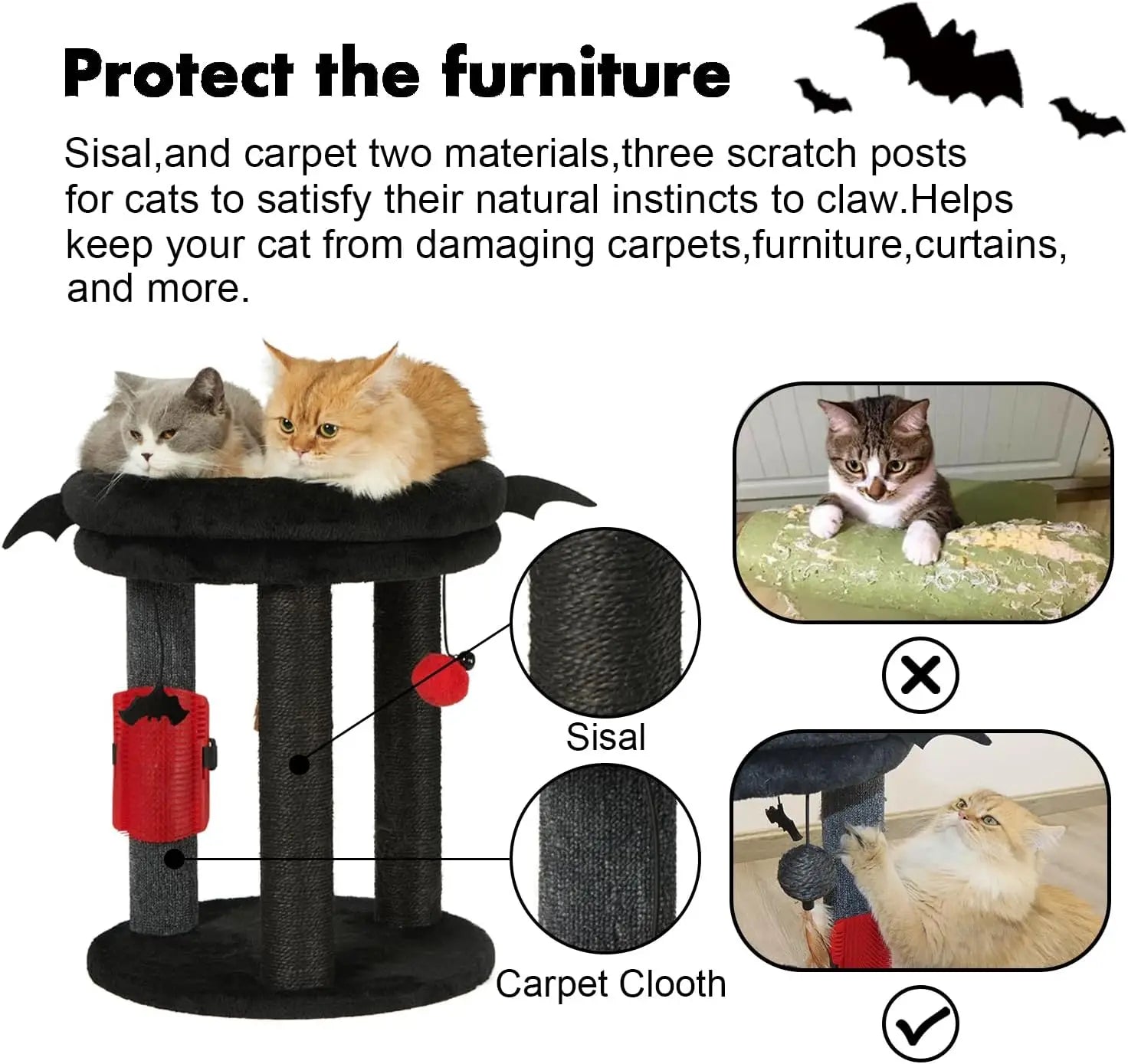 Small Cat Tree, Scratching Post