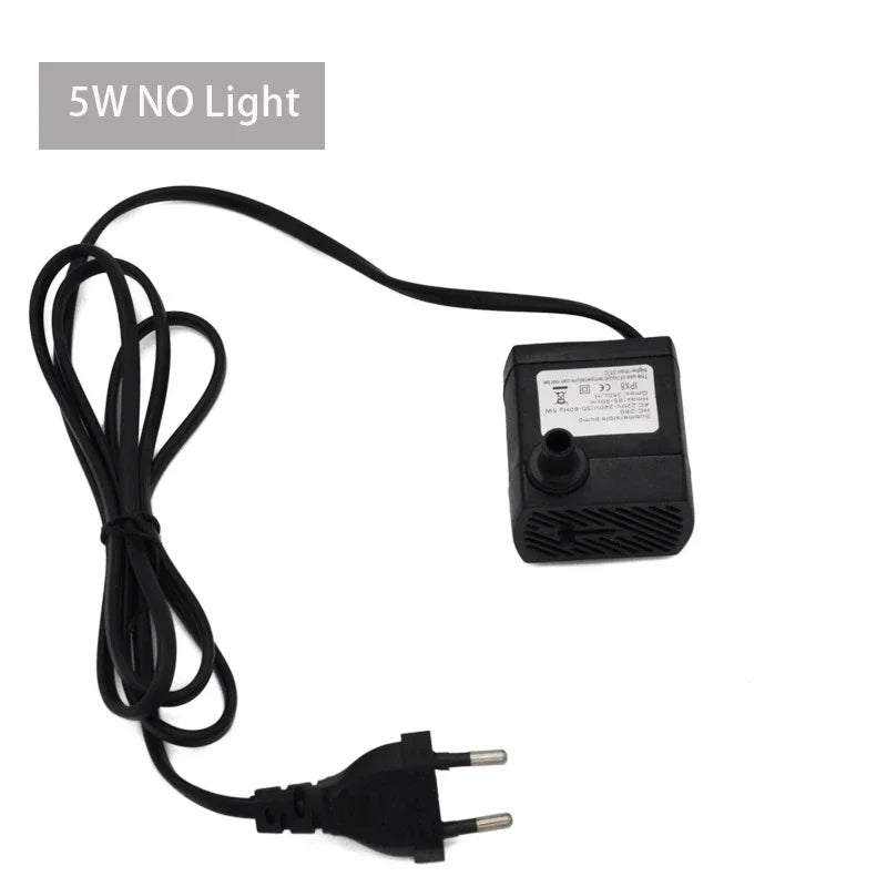 3W 5W LED Light Fountain Pump
