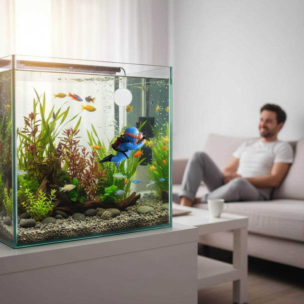Fish Tank Diver Ornaments