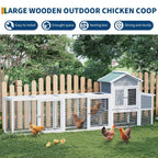 Weatherproof Wooden Chicken Coop