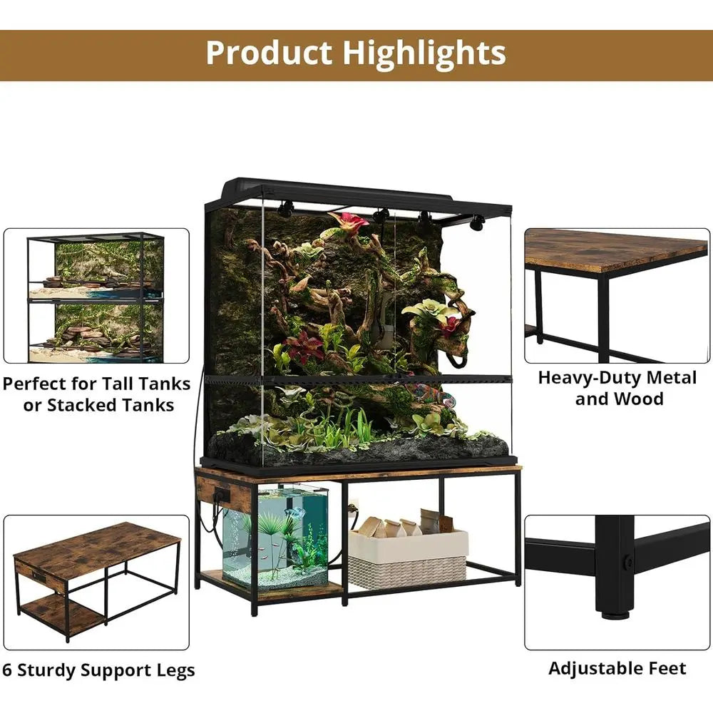 Reptile Enclosure Stand – 48"x24"