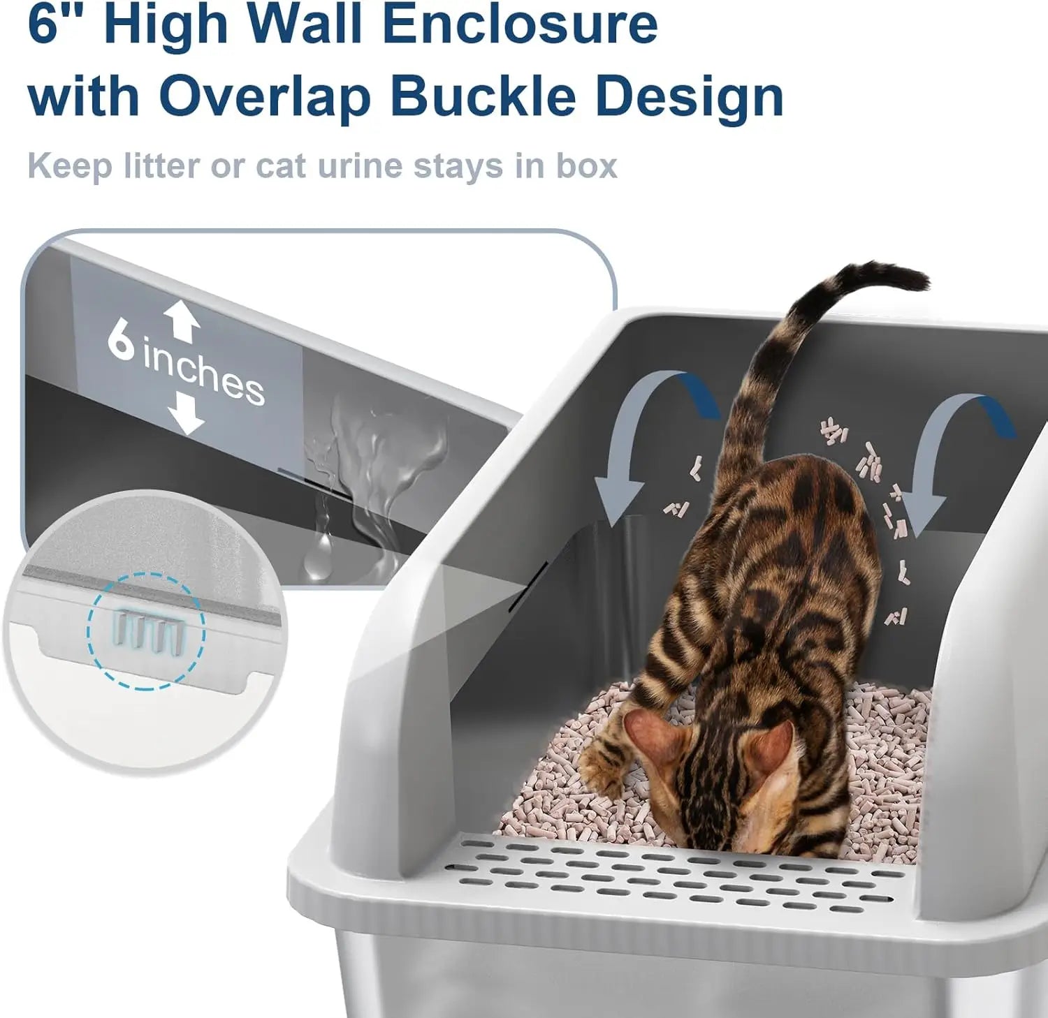 XL Enclosed Litter Box