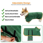 Dog Bathrobe Bath Absorbent Soft Towel