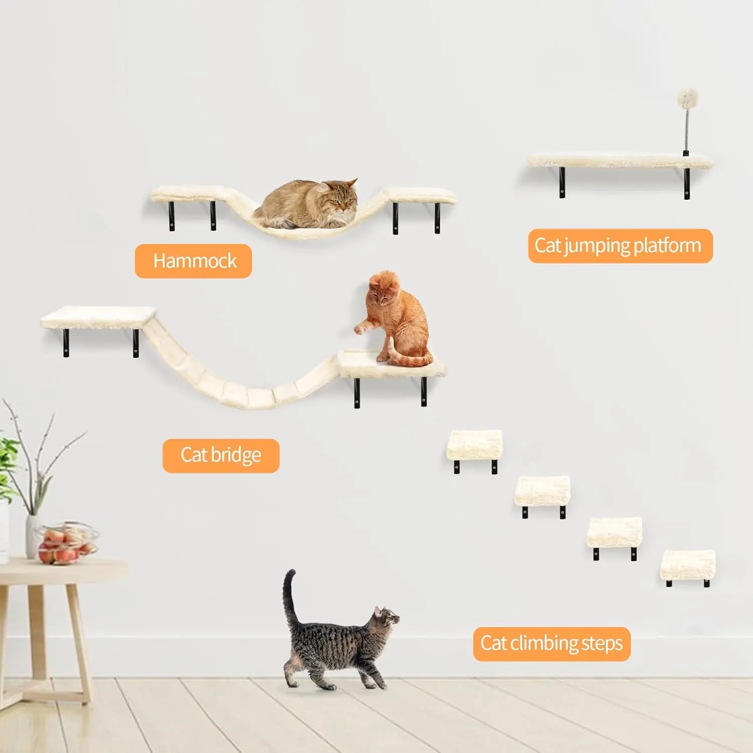 Wall-Mounted Cat Scratcher