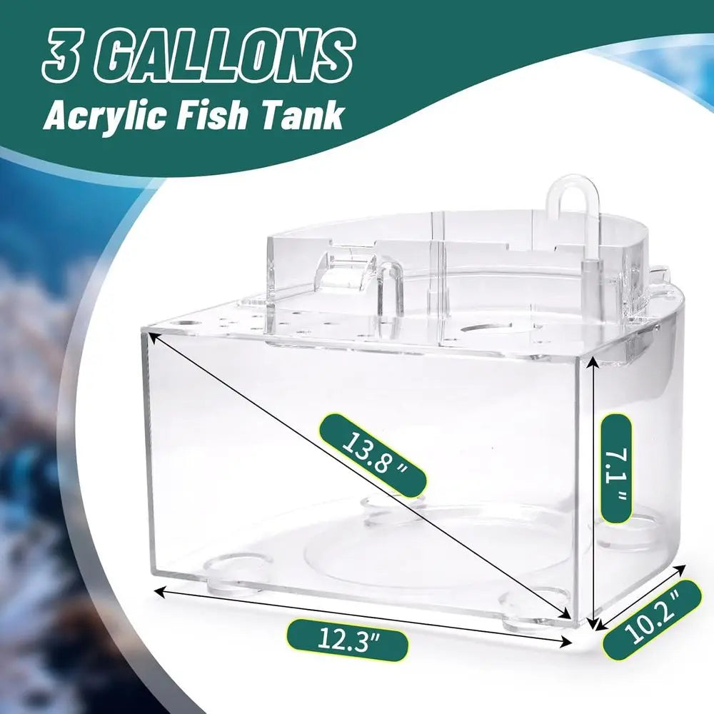 Betta Fish Tank Kit, 2.5 Gal.