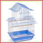 Blue/White Parakeet Cage