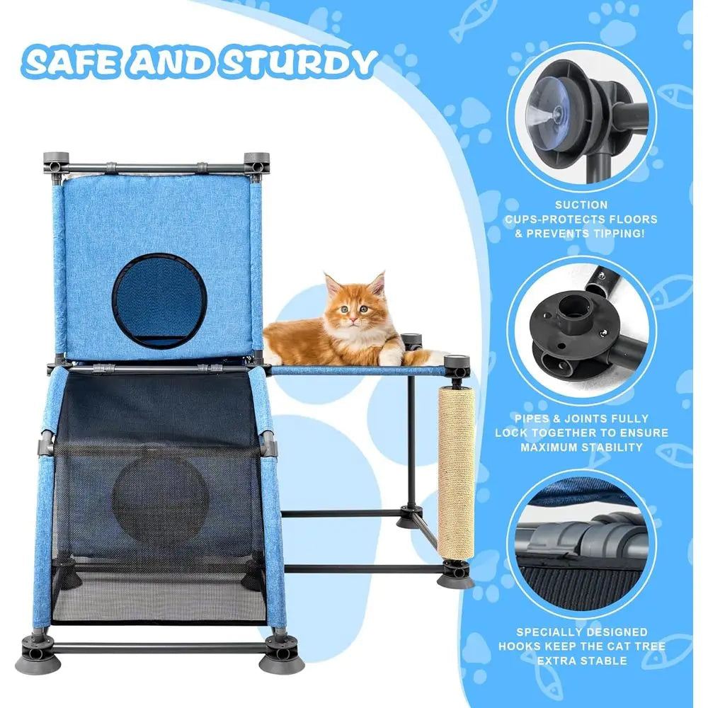 Cat Hamock Bed/Scratching Post