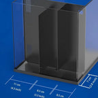 Curved Corner Saltwater Aquarium Rimless