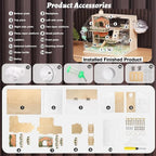 Wooden Hamster Cage/All Accessories