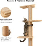 5-Tier Wall-Mounted Cat Tree
