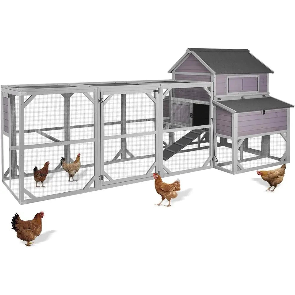Chicken Coop with 6 Nesting Boxes