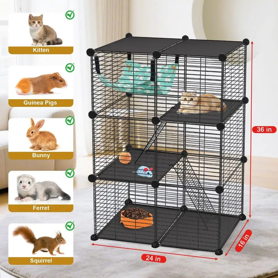 3Tier DIY Cat Enclosures,