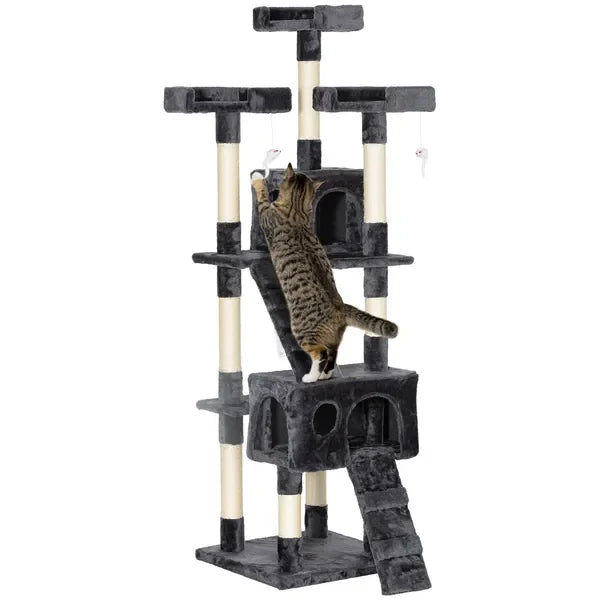 68-inch Multi-Level Cat Tower