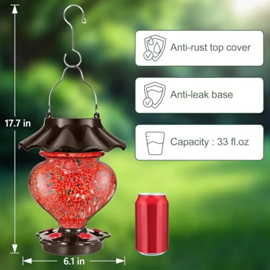 Solar Hummingbird Feeder