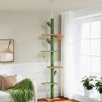 Cactus Cat Tree Floor to Ceiling Cat Tower