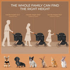 Foldable Dog Stroller for Medium Small Pets