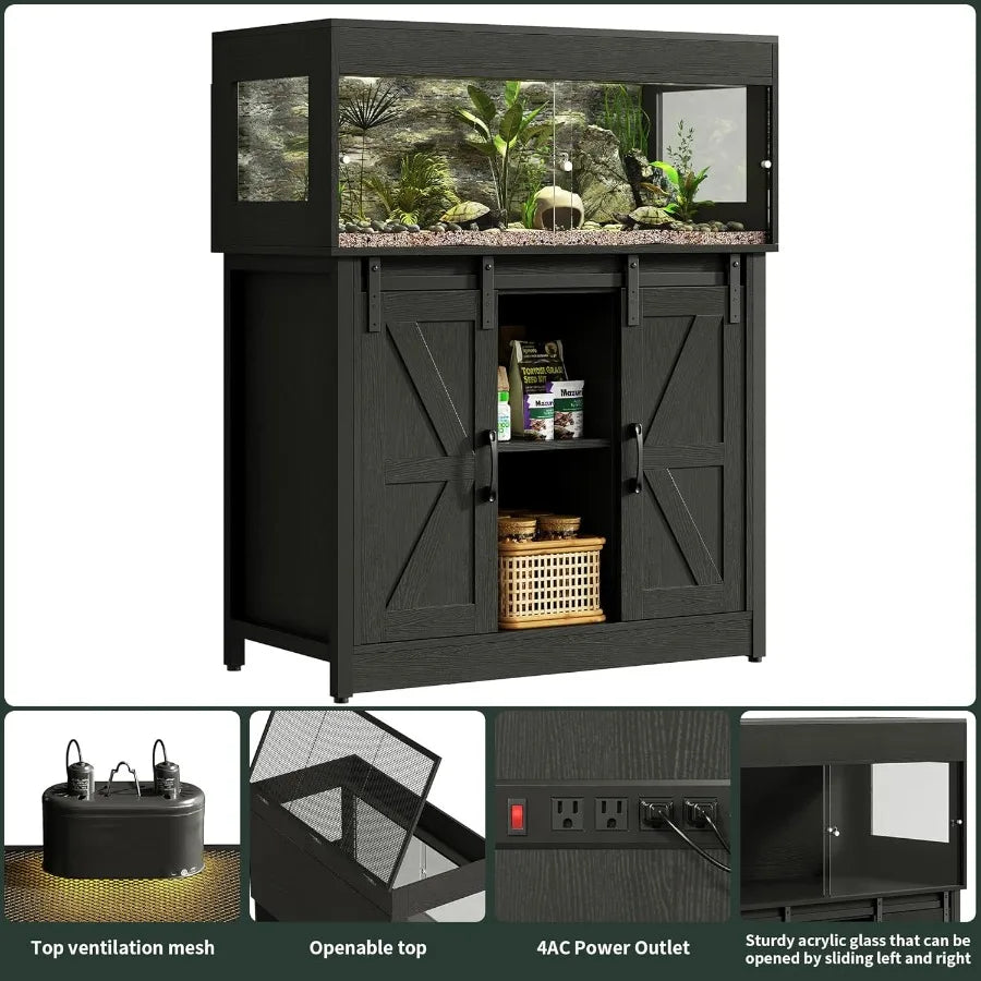 40 Gal Reptile Terrarium with Stand