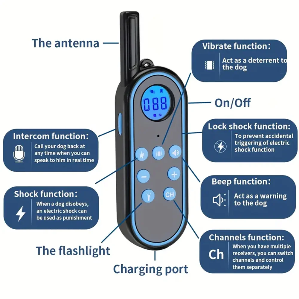 Voice Dog Training Shock Collar