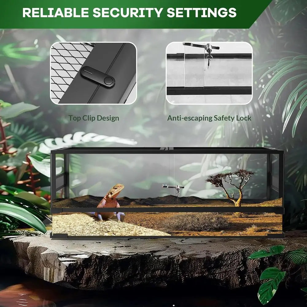 Tempered Glass Reptile Enclosure