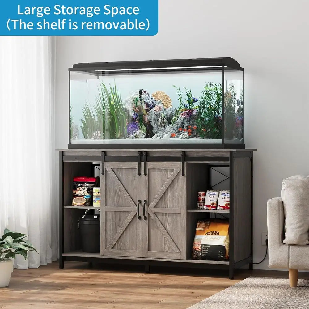 Heavy-Duty Fish Tank Stand, 55-75 Gallon