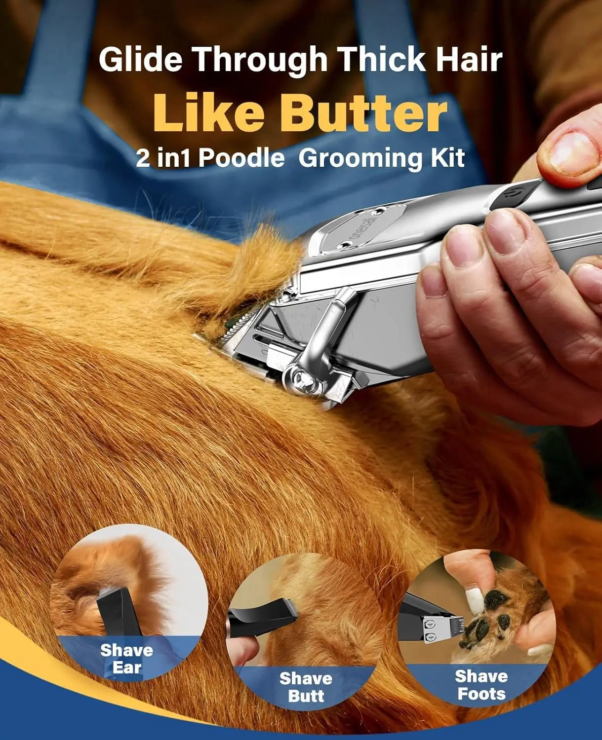 Low Noise Cordless Dog Clippers