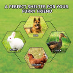 Large Galvanized Dog Kennel