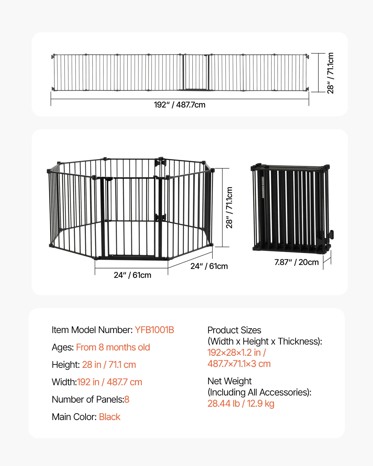 Baby Gate Dog Gate