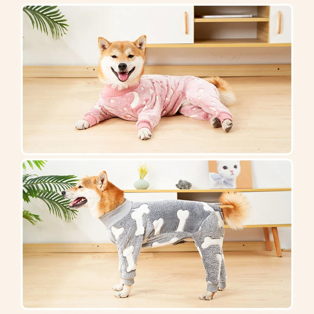 Dog Jumpsuit Warm Fleece