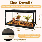 Reptile Tank with Mesh Roof