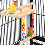 Wooden Bird Play Gym Stand