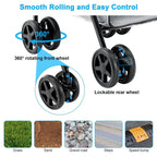 Double Pet Stroller for Dogs and Cats