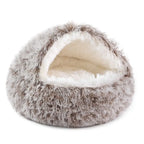 Round Hooded Donut  Bed