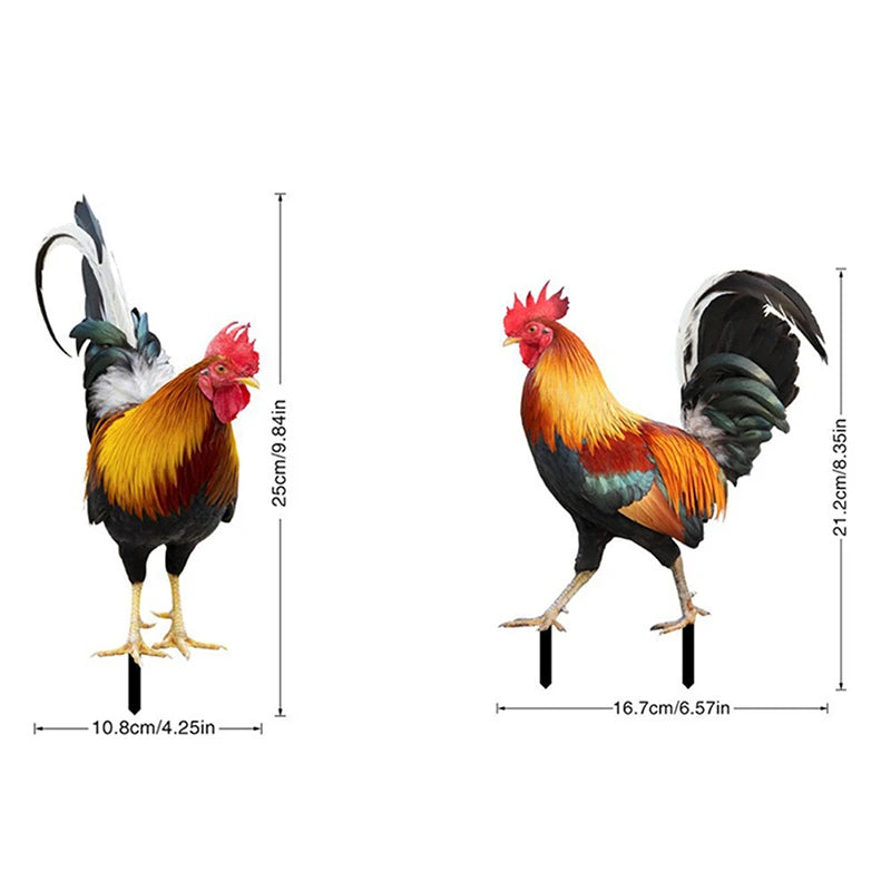 Garden Rooster Statue