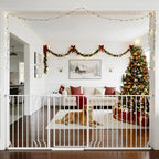 Extra Wide Adjustable Pet Gate