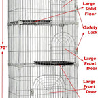 XL Deluxe 3-Tiers Cat Enclosure
