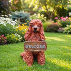 Poodle Statues Outdoor garden sculpture decor