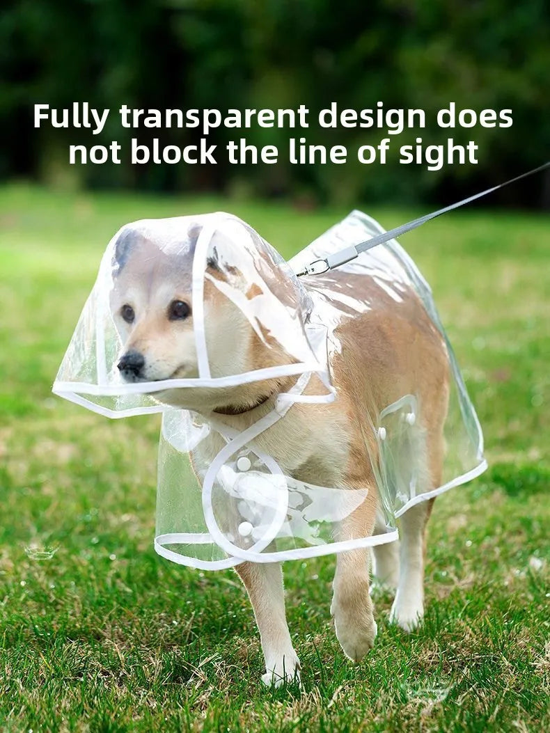Pet Raincoat Windproof Clothing