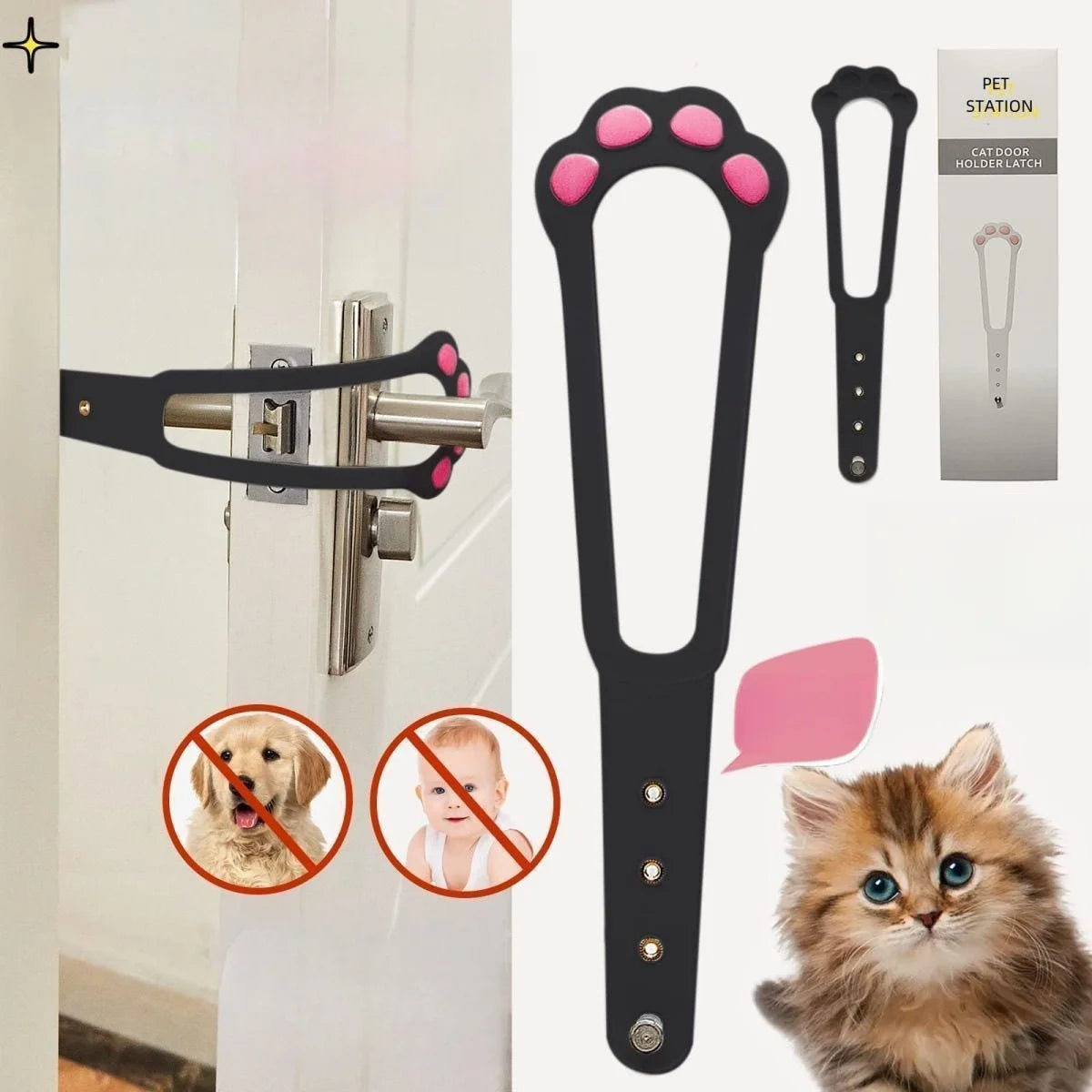 Pet entry and exit door