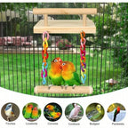 Wooden Bird Play Gym Stand