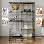 4-Tier 47.2 In L Cat Cages
