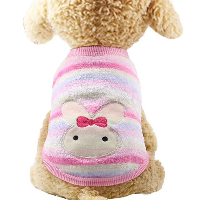 Cartoon Fleece Cat Clothes