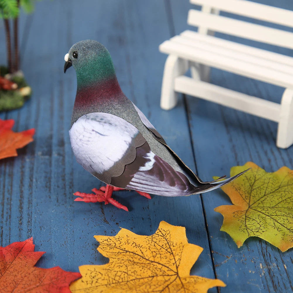 Foam Pigeon Ornaments