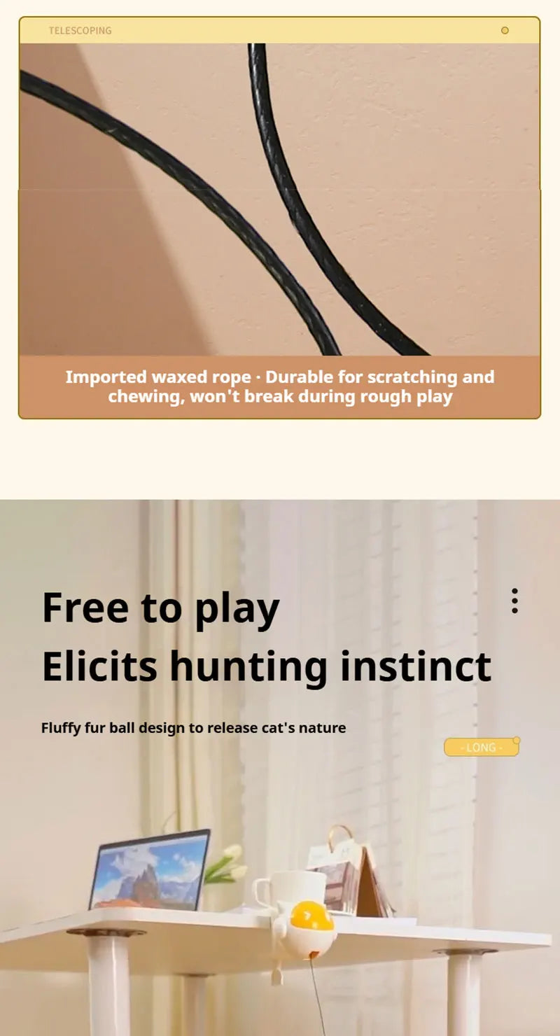 Automatic Lifting Cat Toy Ball