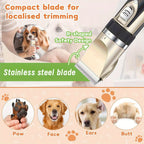 Wireless Electric Pet Grooming Kit: