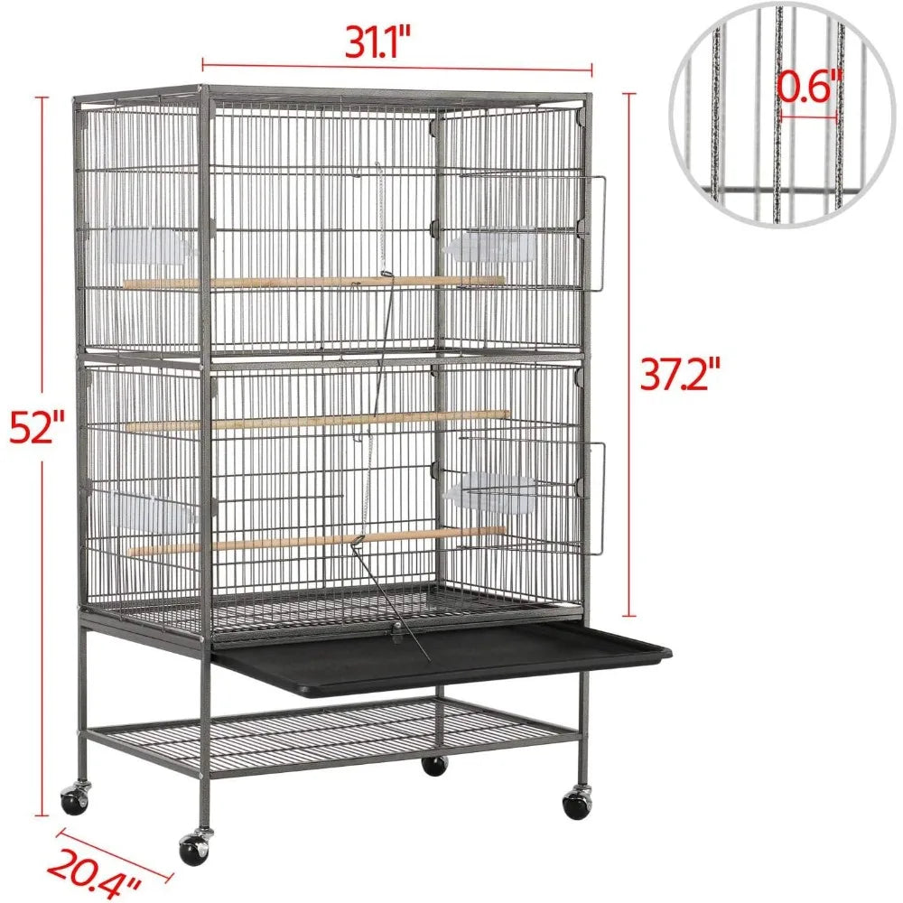 52" Large Flight King Bird Cage