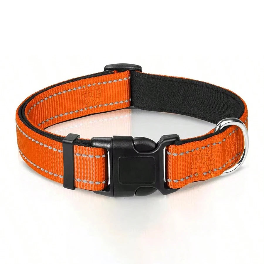 Reflective Dog Collar Soft Padded