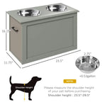 Raised Dog Feeding Station