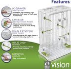 Medium Tall Wire Bird Cage