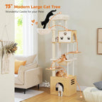 Large Cat Tree with Food Station
