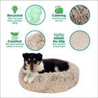 Round Calming Donut Dog Bed